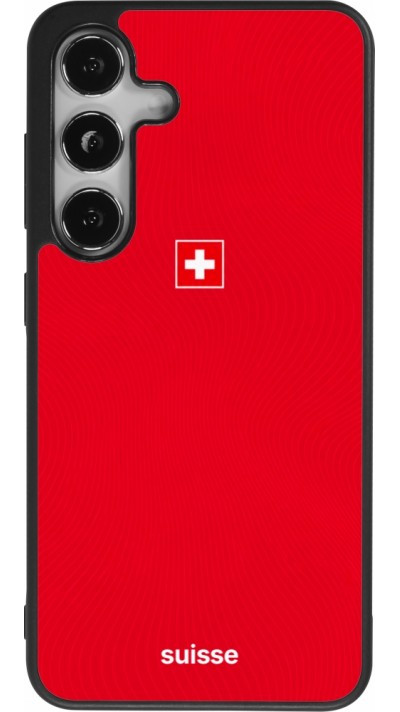 Samsung Galaxy S24 Case Hülle - Silikon schwarz Schweiz 2026 personalisierbares Fussballtrikot