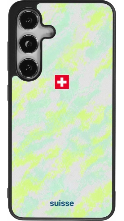 Samsung Galaxy S24 Case Hülle - Silikon schwarz Schweiz Away 2026 personalisierbares Fussballtrikot