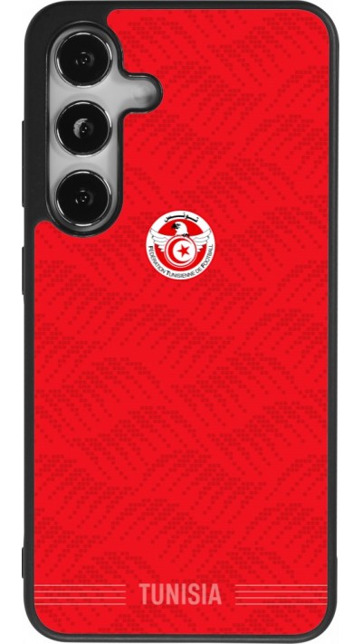 Samsung Galaxy S24 Case Hülle - Silikon schwarz Tunesien 2026 personalisierbares Fussballtrikot