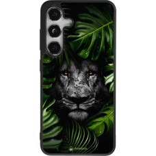 Coque Samsung Galaxy S24 - Silicone rigide noir Forest Lion
