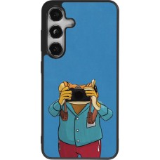 Samsung Galaxy S24 Case Hülle - Silikon schwarz Frog with camera DTMF