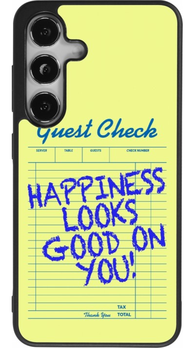 Samsung Galaxy S24 Case Hülle - Silikon schwarz Guest check 2026