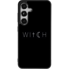 Coque Samsung Galaxy S24 - Silicone rigide noir Halloween 22 witch word