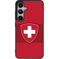 Samsung Galaxy S24 Case Hülle - Silikon schwarz Hockey World Championship Ecusson Suisse