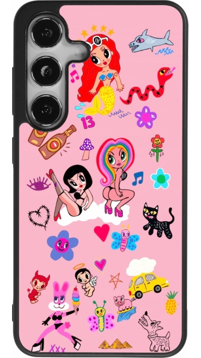 Coque Samsung Galaxy S24 - Silicone rigide noir Karol G La Bichota Manana Sera Bonito