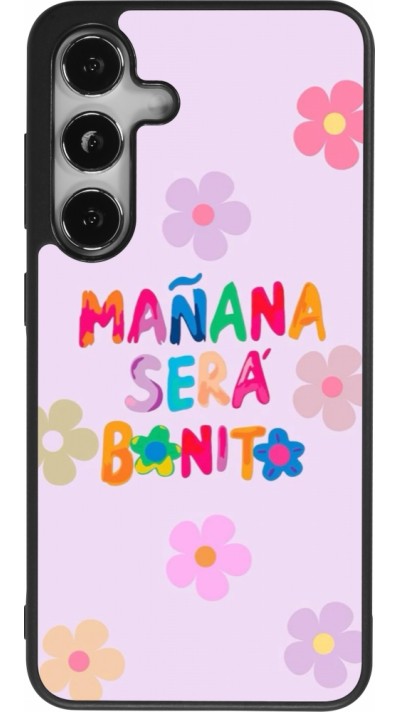 Samsung Galaxy S24 Case Hülle - Silikon schwarz Karol G Manana sera bonito