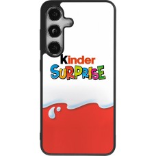 Coque Samsung Galaxy S24 - Silicone rigide noir Kinder Surprise