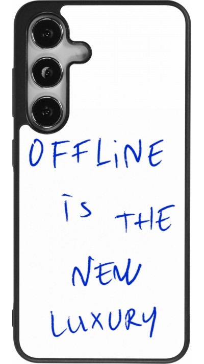 Samsung Galaxy S24 Case Hülle - Silikon schwarz Offline is the new luxury