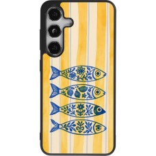 Samsung Galaxy S24 Case Hülle - Silikon schwarz Portuguese fish 2026