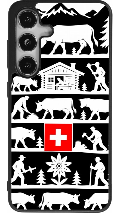 Samsung Galaxy S24 Case Hülle - Silikon schwarz Poya Schweiz 1 schwarz
