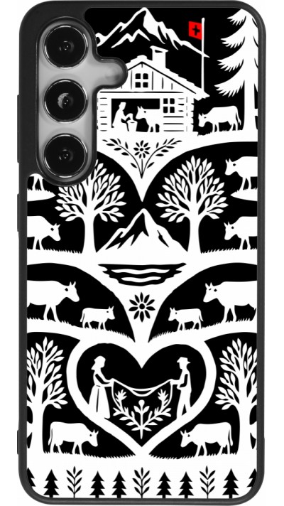 Samsung Galaxy S24 Case Hülle - Silikon schwarz Poya Schweiz 2 schwarz