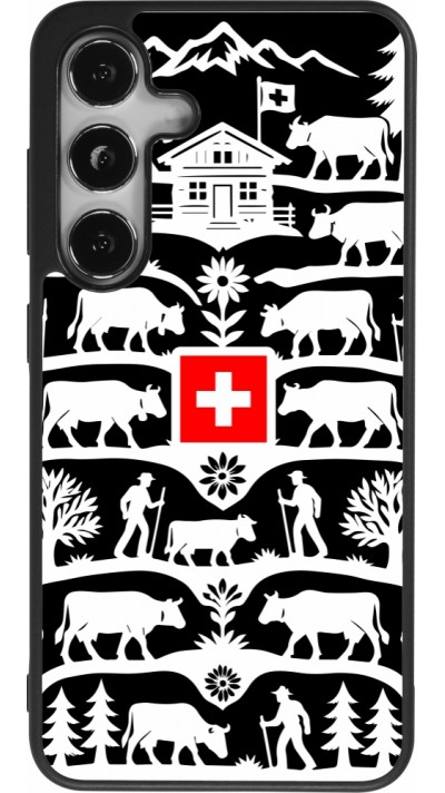 Samsung Galaxy S24 Case Hülle - Silikon schwarz Poya Schweiz 3 schwarz