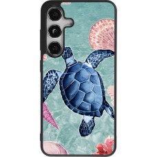 Samsung Galaxy S24 Case Hülle - Silikon schwarz Preppy Turtle
