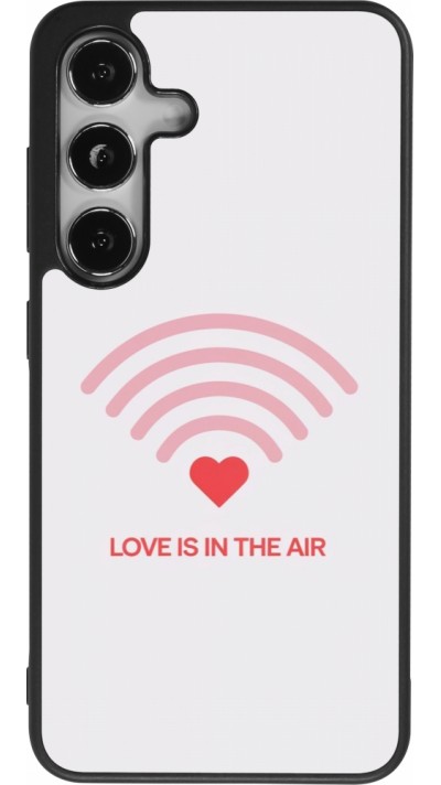 Samsung Galaxy S24 Case Hülle - Silikon schwarz Saint Valentines Day 26 Love is in the air