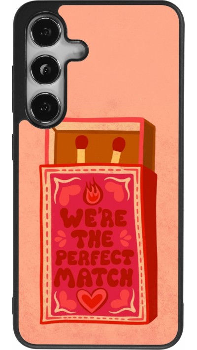 Samsung Galaxy S24 Case Hülle - Silikon schwarz Saint Valentines Day 26 Perfect Match
