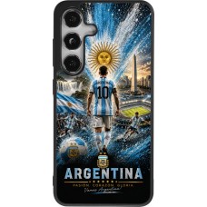 Samsung Galaxy S24 Case Hülle - Silikon schwarz Fussball Argentinien splash 2026