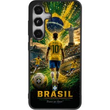 Samsung Galaxy S24 Case Hülle - Silikon schwarz Fussball Brasilien splash 2026