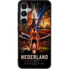 Samsung Galaxy S24 Case Hülle - Silikon schwarz Fussball Niederlande splash 2026