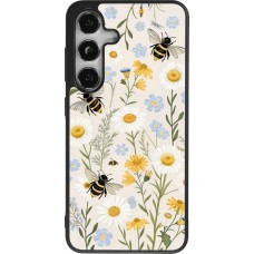 Samsung Galaxy S24 Case Hülle - Silikon schwarz Pattern bees 2026