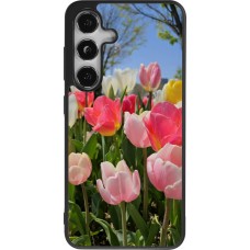 Samsung Galaxy S24 Case Hülle - Silikon schwarz Tulips 2026