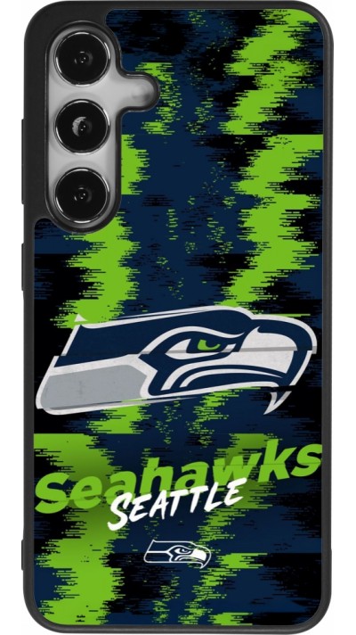 Samsung Galaxy S24 Case Hülle - Silikon schwarz Super Bowl 26 Seattle 2