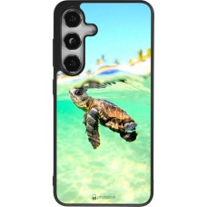 Samsung Galaxy S24 Case Hülle - Silikon schwarz Turtle Underwater