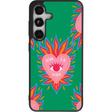 Samsung Galaxy S24 Case Hülle - Silikon schwarz Viva la vida 2026