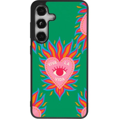 Samsung Galaxy S24 Case Hülle - Silikon schwarz Viva la vida 2026