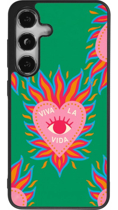 Samsung Galaxy S24 Case Hülle - Silikon schwarz Viva la vida 2026