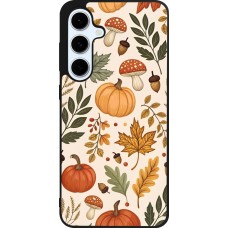 Coque Samsung Galaxy S24 FE - Silicone rigide noir Autumn 25 Autumn pattern