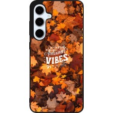 Samsung Galaxy S24 FE Case Hülle - Silikon schwarz Autumn 25 Autumn vibes