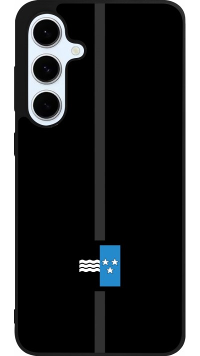 Coque Samsung Galaxy S24 FE - Silicone rigide noir Canton AG noir