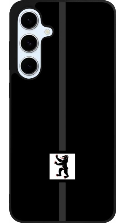 Coque Samsung Galaxy S24 FE - Silicone rigide noir Canton AI noir