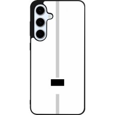 Coque Samsung Galaxy S24 FE - Silicone rigide noir Canton FR blanc