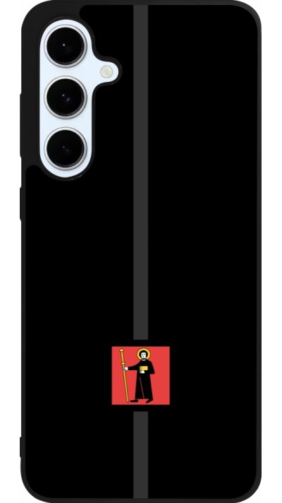 Coque Samsung Galaxy S24 FE - Silicone rigide noir Canton GL noir