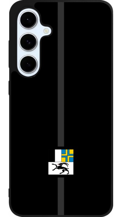 Coque Samsung Galaxy S24 FE - Silicone rigide noir Canton GR noir