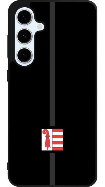 Coque Samsung Galaxy S24 FE - Silicone rigide noir Canton JU noir