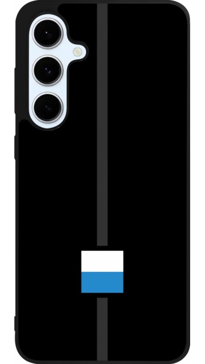 Coque Samsung Galaxy S24 FE - Silicone rigide noir Canton LU noir