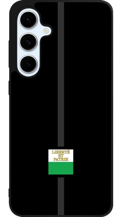 Coque Samsung Galaxy S24 FE - Silicone rigide noir Canton VD noir