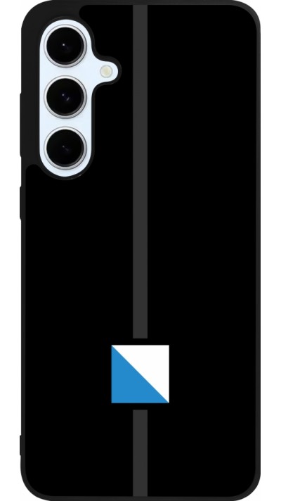 Coque Samsung Galaxy S24 FE - Silicone rigide noir Canton ZH noir