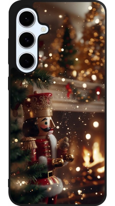 Samsung Galaxy S24 FE Case Hülle - Silikon schwarz Christmas 25 Xmas Nutcracker