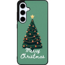 Samsung Galaxy S24 FE Case Hülle - Silikon schwarz Christmas 25 Xmas Tree