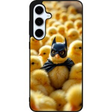Samsung Galaxy S24 FE Case Hülle - Silikon schwarz Easter 2026 Chicken Batman