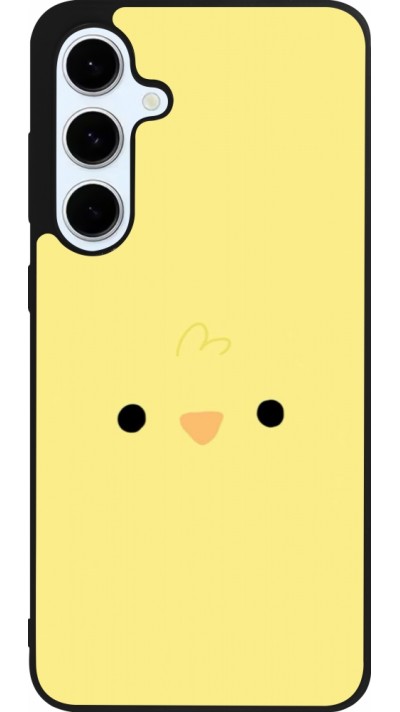 Samsung Galaxy S24 FE Case Hülle - Silikon schwarz Easter 2026 Little chicken
