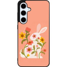 Samsung Galaxy S24 FE Case Hülle - Silikon schwarz Easter 2026 Rabbit collage