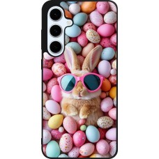 Samsung Galaxy S24 FE Case Hülle - Silikon schwarz Easter 2026 Rabbit fun