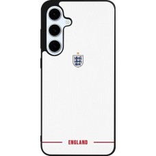 Samsung Galaxy S24 FE Case Hülle - Silikon schwarz England 2026 personalisierbares Fussballtrikot