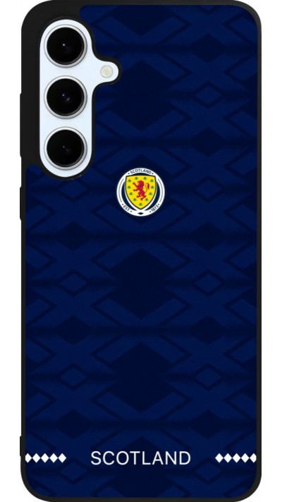 Samsung Galaxy S24 FE Case Hülle - Silikon schwarz Schottland 2026 personalisierbares Fussballtrikot