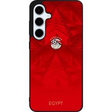 Samsung Galaxy S24 FE Case Hülle - Silikon schwarz Ägypten 2026 personalisierbares Fussballtrikot