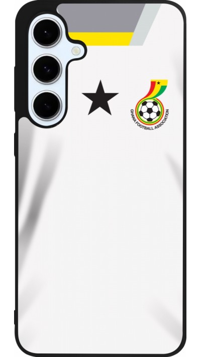 Samsung Galaxy S24 FE Case Hülle - Silikon schwarz Ghana 2022 personalisierbares Fussballtrikot Samsung Galaxy S24 FE Case Hülle - Silikon schwarz Ghana 2022 personalisierbares Fussballtrikot